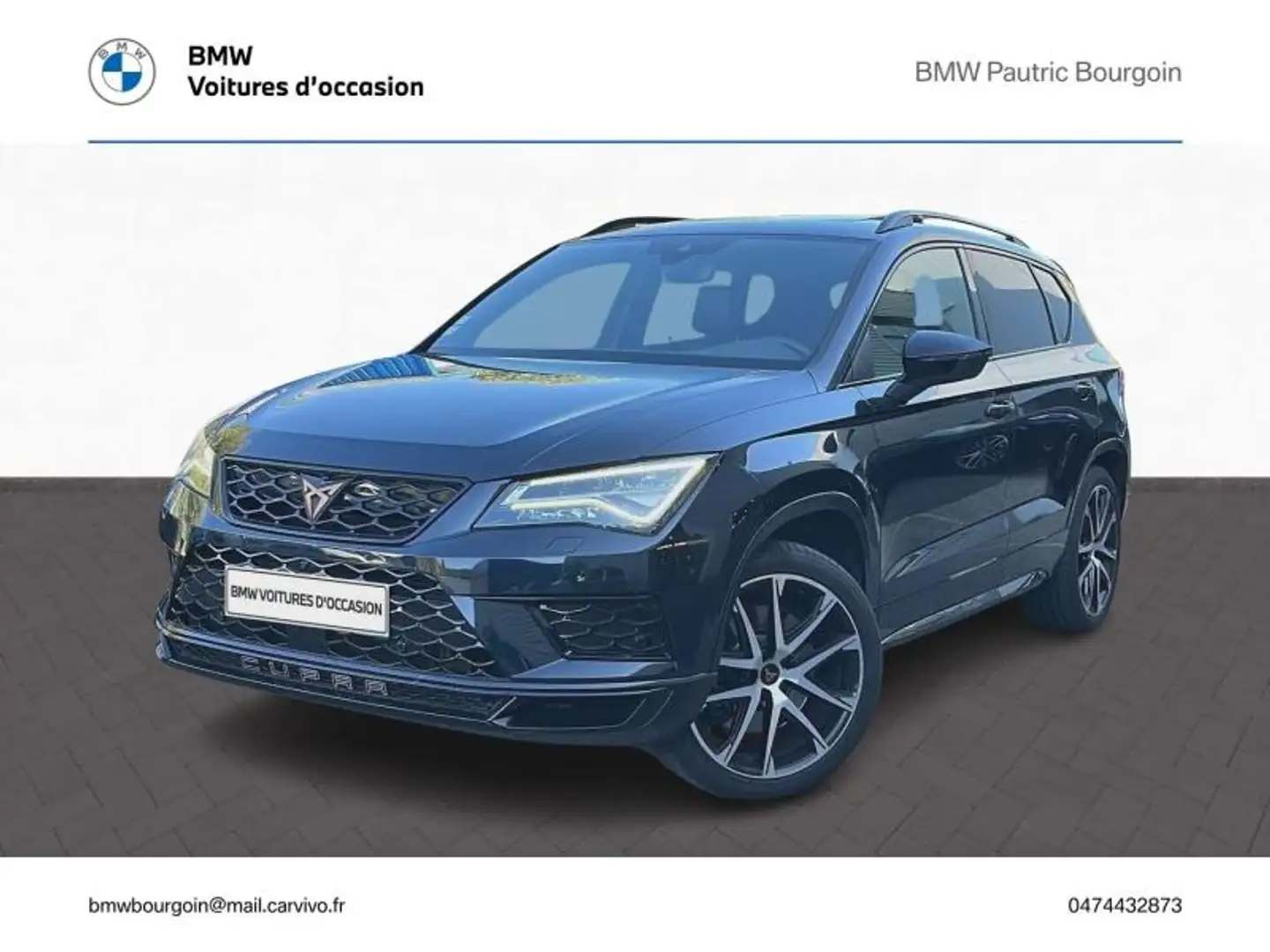 CUPRA Ateca 2.0 TSI 300ch 4Drive DSG7 Noir - 1