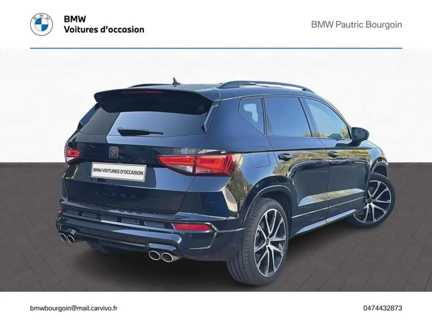 CUPRA Ateca 2.0 TSI 300ch 4Drive DSG7 Noir - 2
