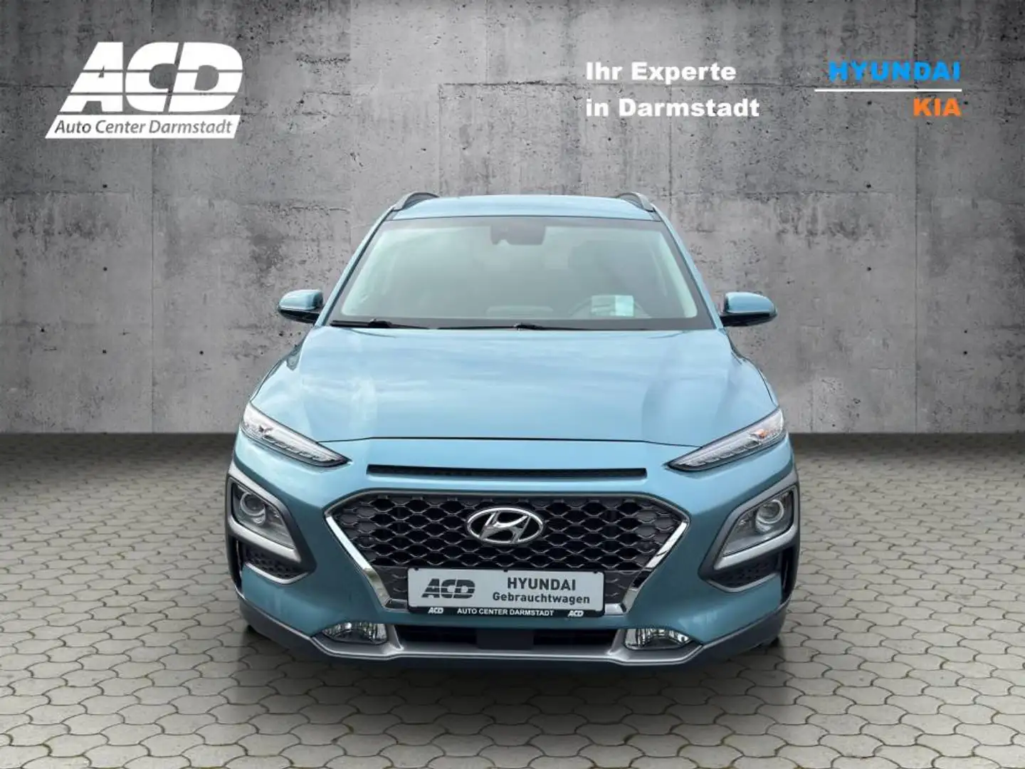 Hyundai KONA Kona 1,0 T-GDi Premium*1.HAND*LEDER*E-SITZE*HEAD U Bleu - 2