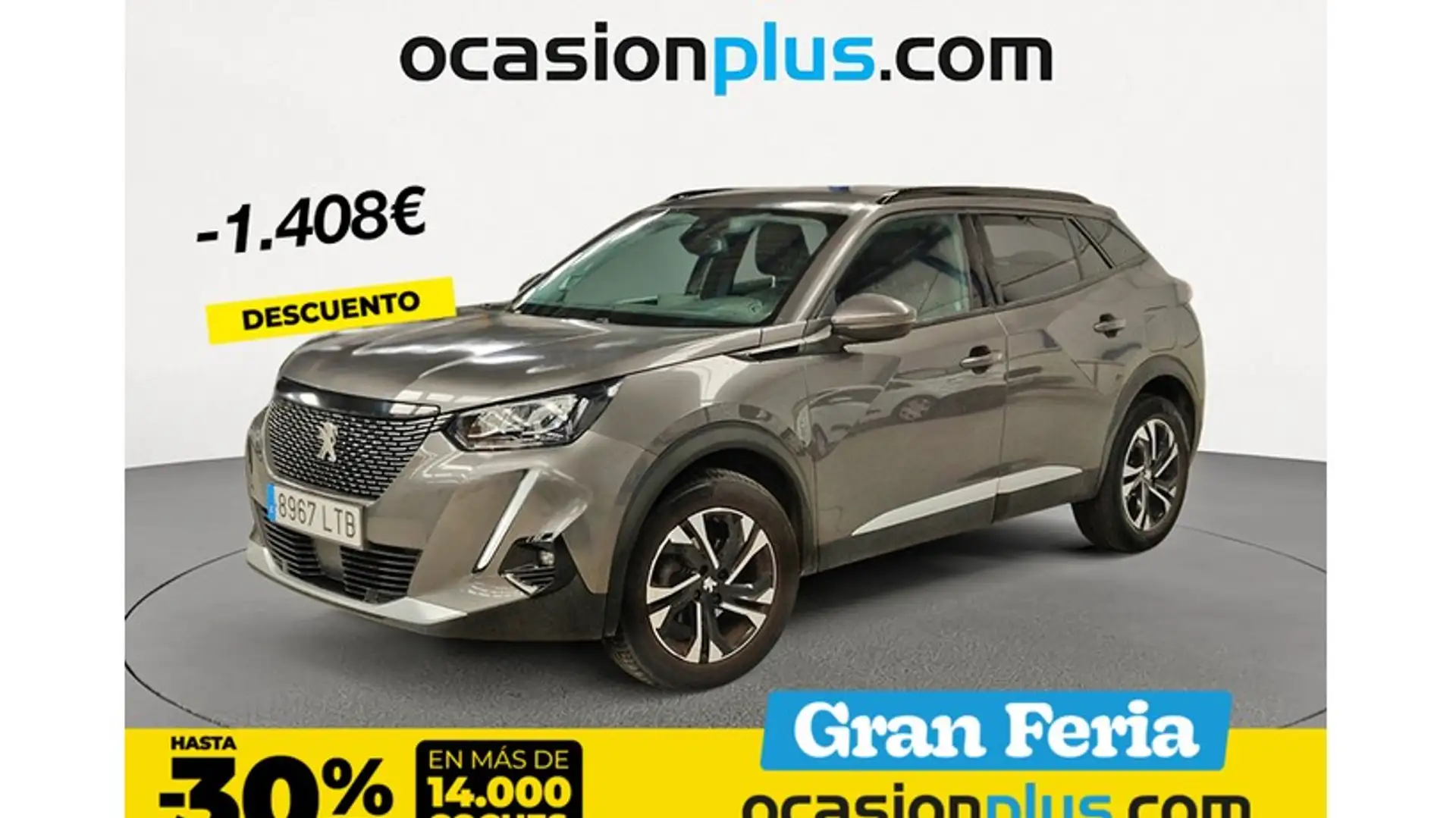 Peugeot 2008 1.2 PureTech S&S Allure Pack EAT8 130 Grijs - 1