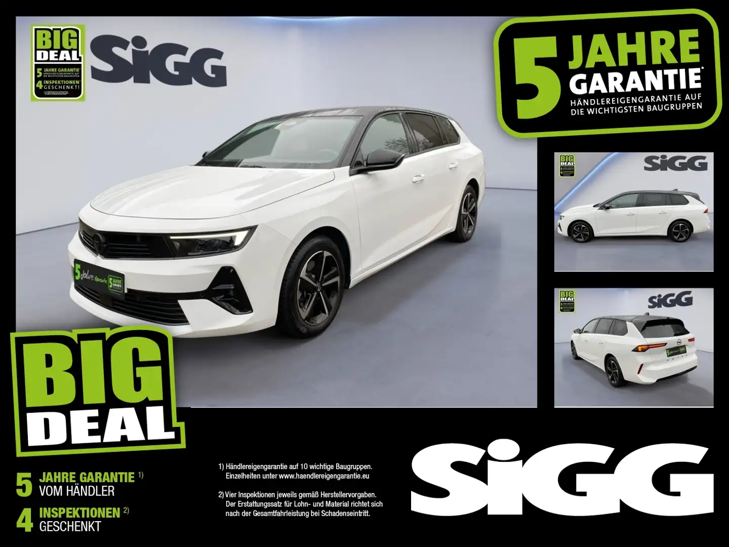 Opel Astra L Sports Tourer 1.2 Turbo GS 2xKlima 360 Weiß - 1