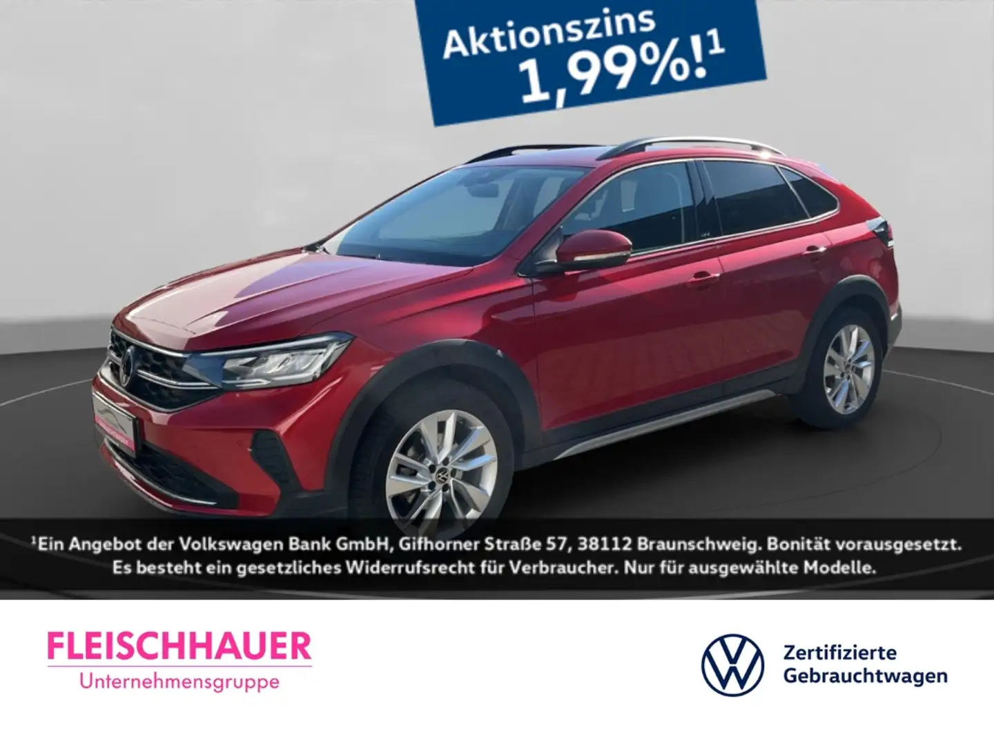 Volkswagen Taigo Move 1.0 TSI LIFE Keyless Rückfahrkamera Rot - 1