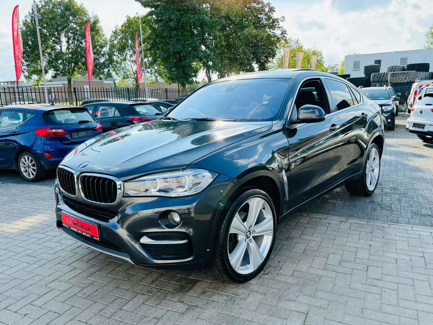 BMW X6 xDrive30d 1J Garantie Opendak/Virtuele Cockpit Grijs - 1