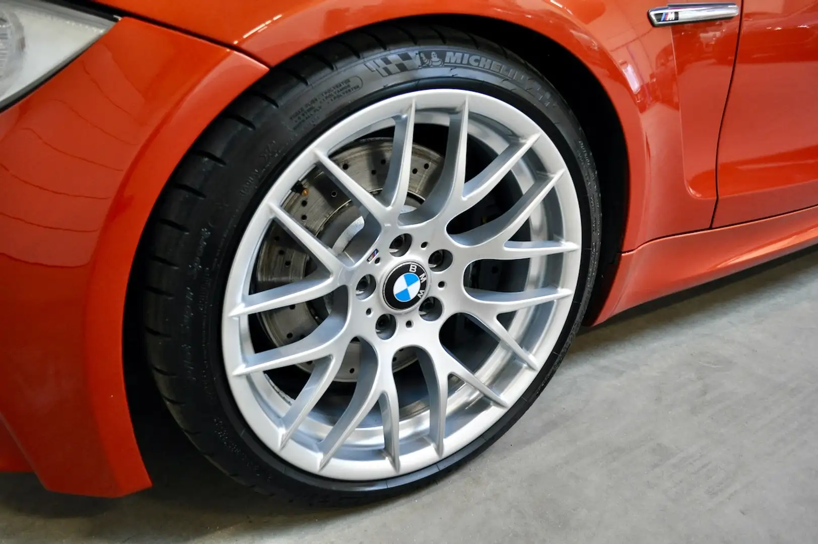 BMW 1er M Coupé Valencia Orange/Full Service History/NaviPro/HarmanKardon/PDC/Heated Seats/ Orange - 2