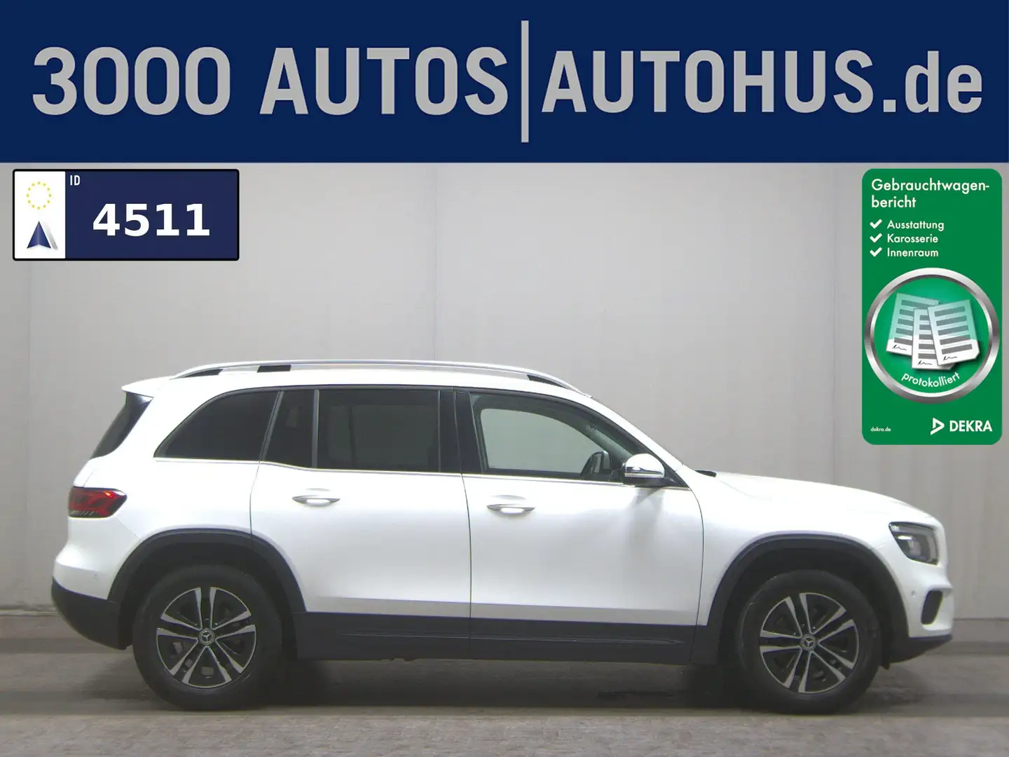 Mercedes-Benz GLB 180 d Style T-Leder Navi LED Kamera Blanc - 1