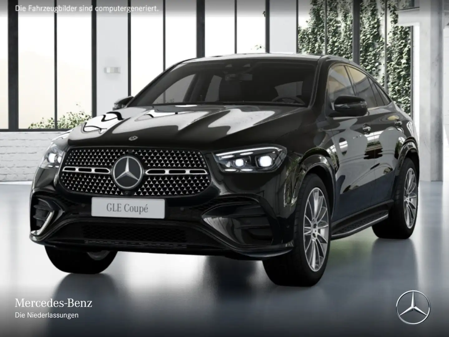 Mercedes-Benz GLE 450 d Coupé 4M AMG+NIGHT+PANO+360+AHK+21"+9G Negro - 2