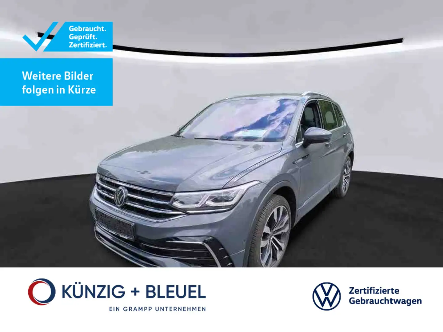 Volkswagen Tiguan R-Line 2,0 TDI 200PS*DSG*Nav*AHK*Harman*M Grau - 1