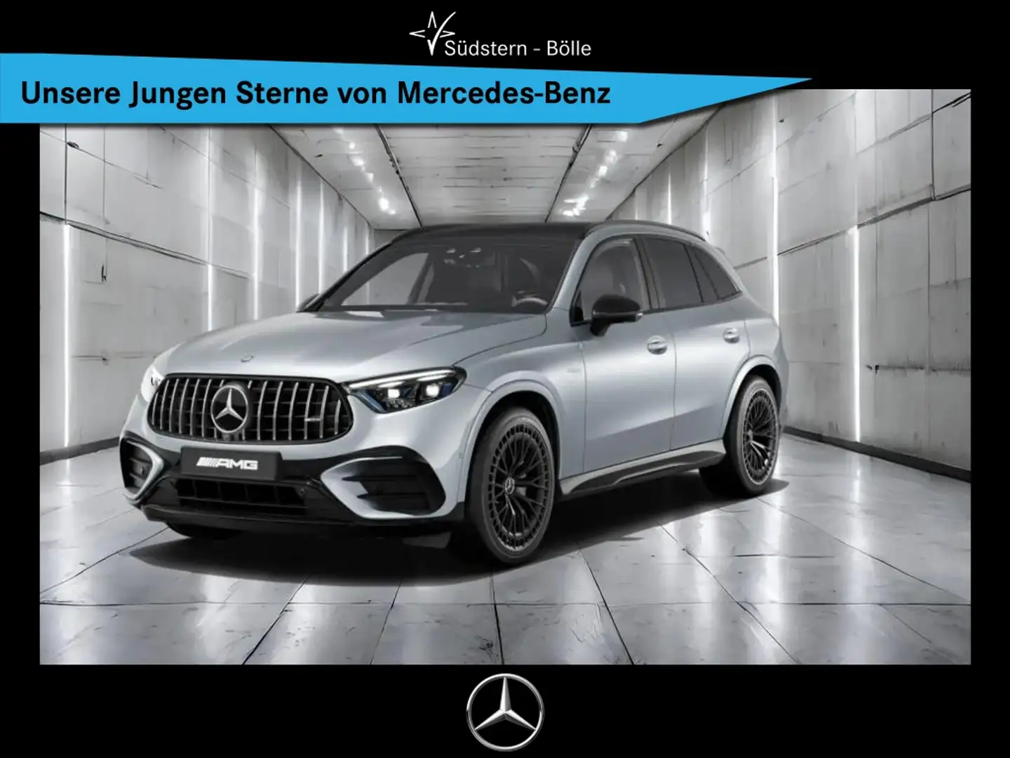 Mercedes-Benz GLC 43 AMG 4M +DISTRO+SHZ+MEMORY+NAVI+AMBIENTE Plateado - 1