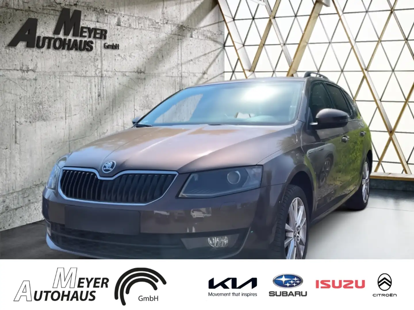 Skoda Octavia 1.4 TSI Combi Joy+Klima+Einparkhilfe Marrón - 1