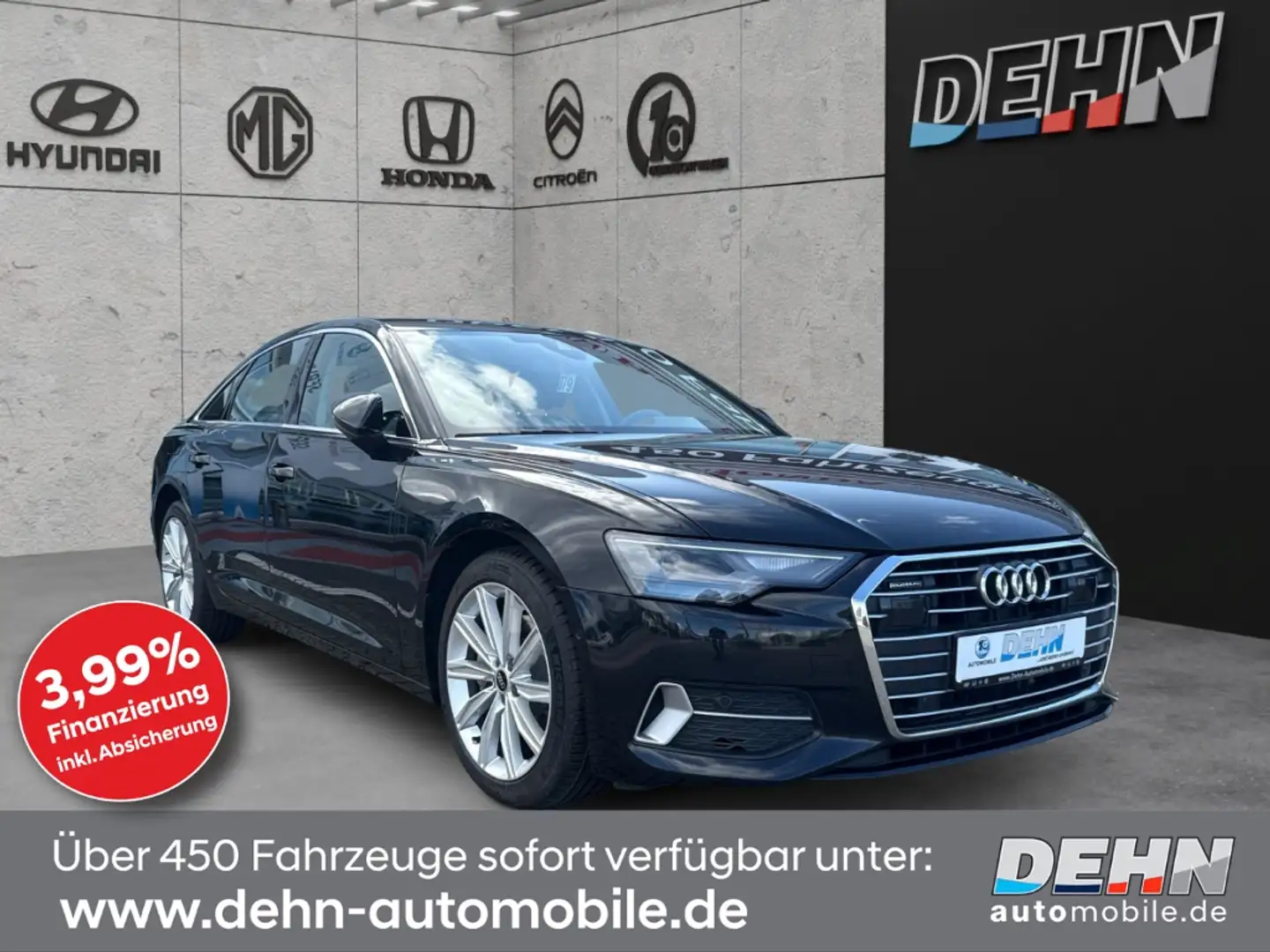 Audi A6 45 TDI Quattro Sport Virtual 19 Zoll ACC Leder Schwarz - 1