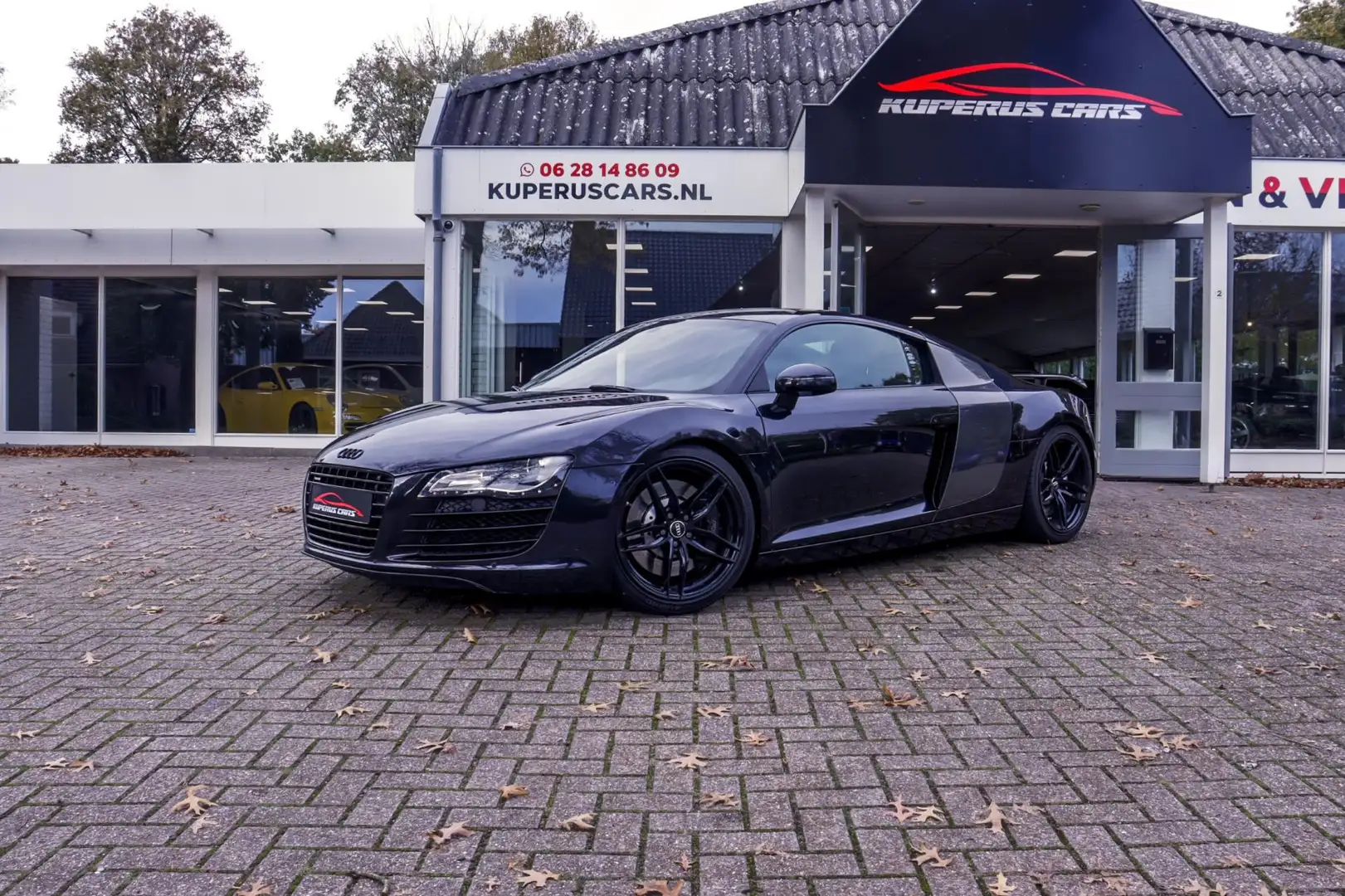 Audi R8 4.2 V8 FSI Carbon/R tronic/H&R/B&O/Leder/Clima/Kop Zwart - 1