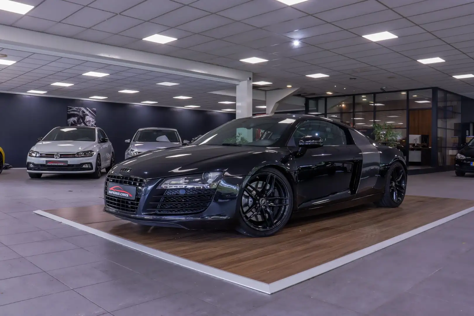 Audi R8 4.2 V8 FSI Carbon/R tronic/H&R/B&O/Leder/Clima/Kop Zwart - 2