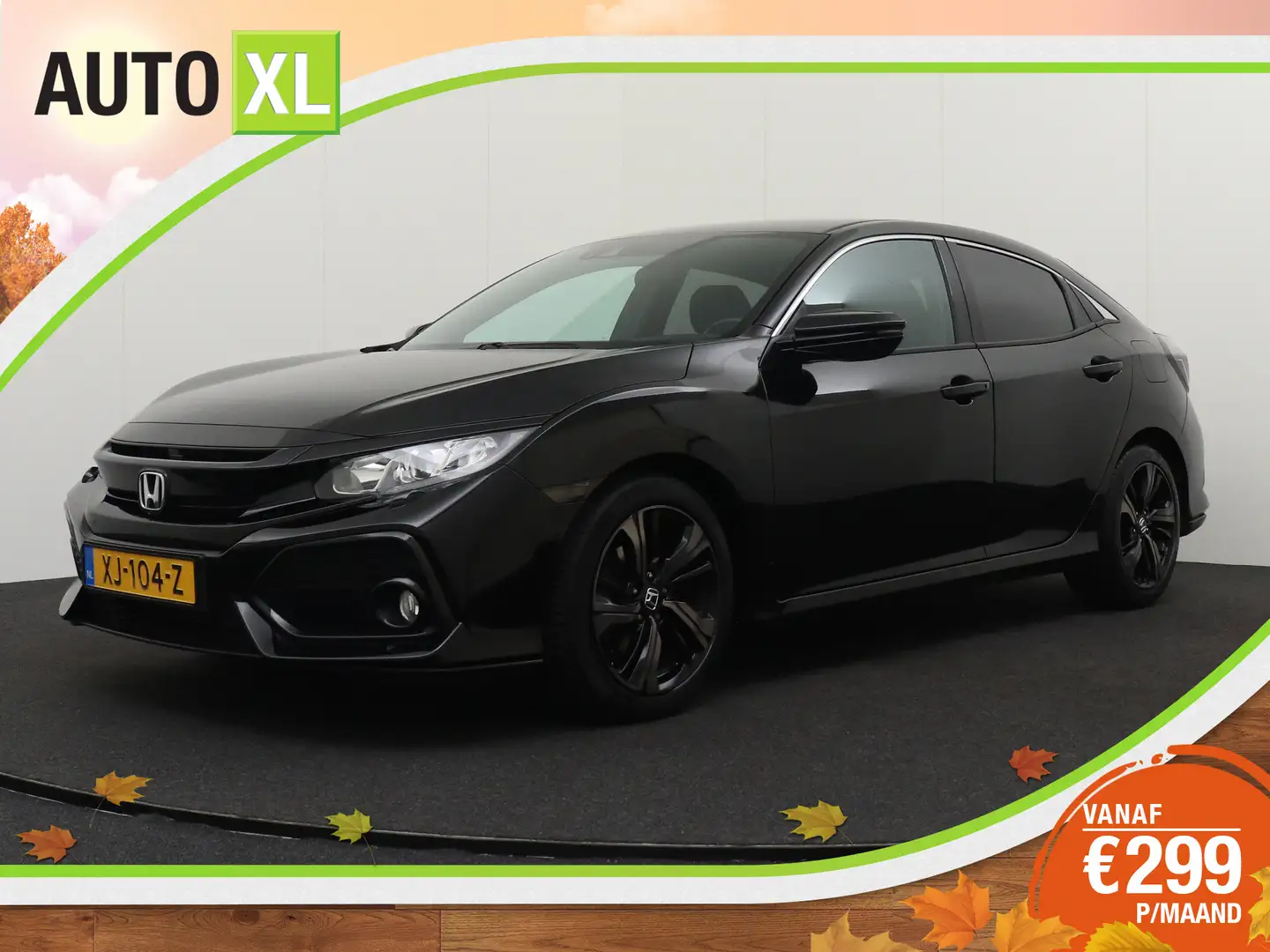 Honda Civic 1.0 Aut. i-VTEC Premium+ Black-Edition Camera Adap Noir - 1