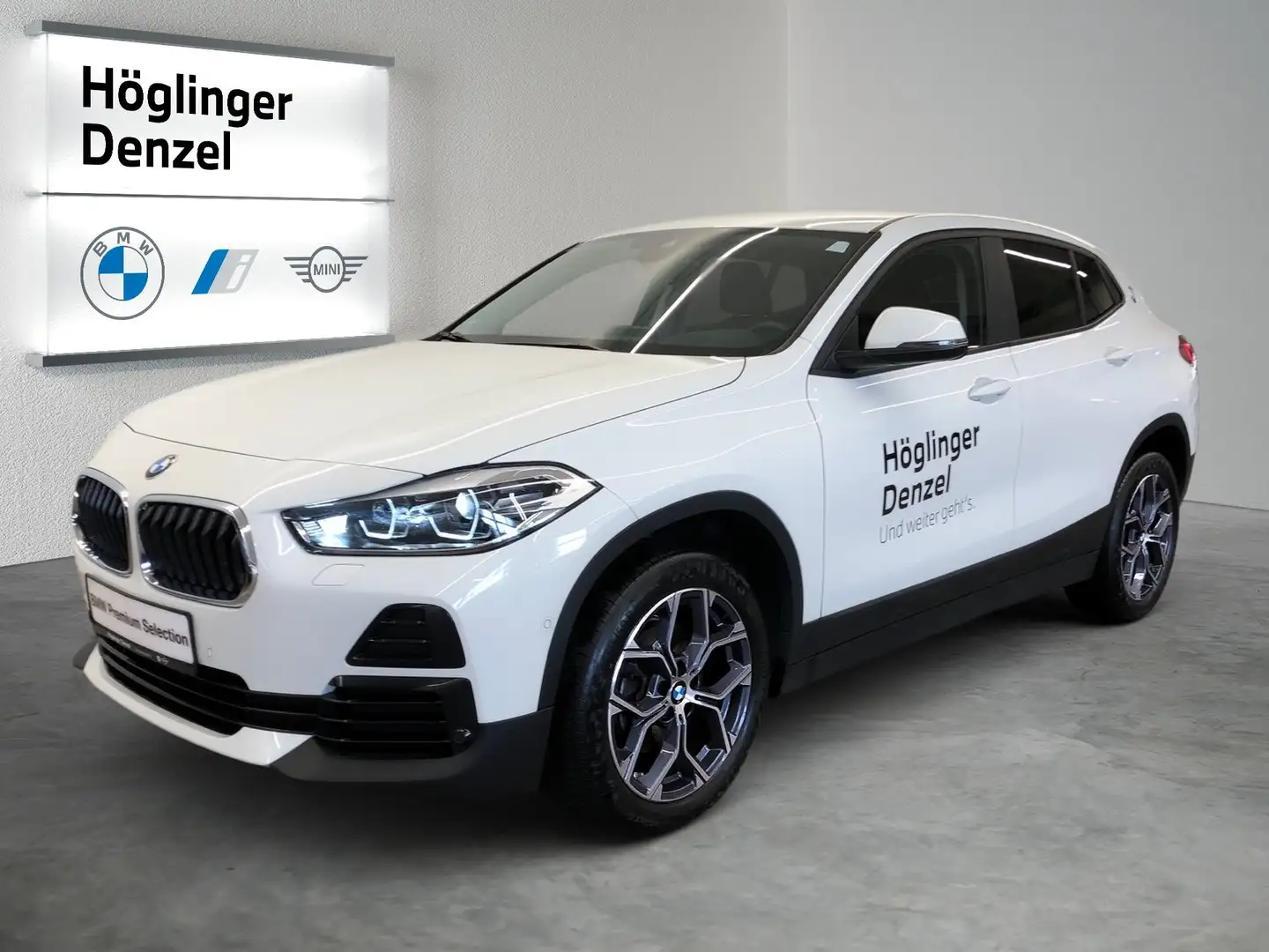 BMW X2 sDrive18d Weiß - 2