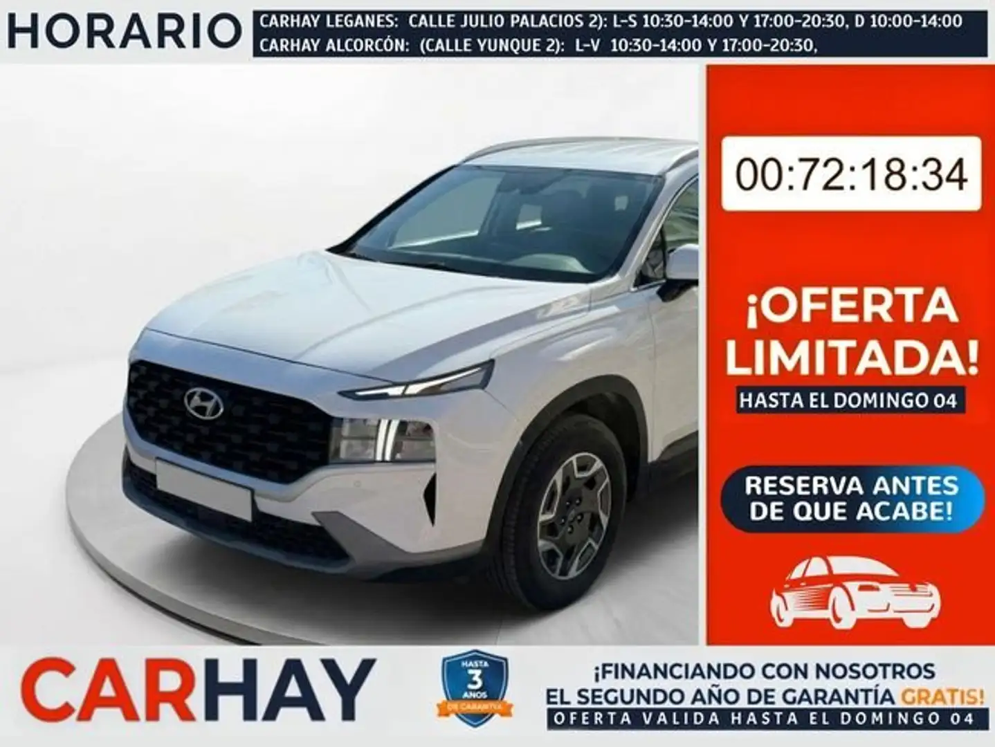 Hyundai SANTA FE 1.6 TGDi HEV Tecno Auto 4x2 Blanco - 1