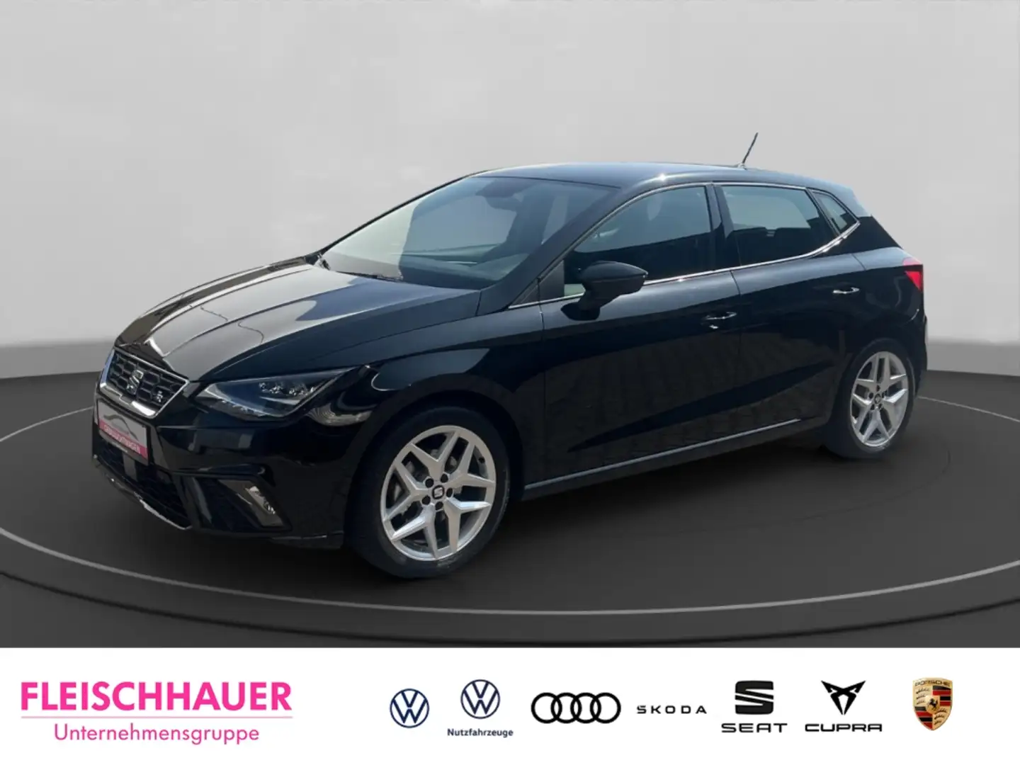 SEAT Ibiza FR 1.0 TSI BEATS Navi LED RFK ACC FullLink LM PDC Schwarz - 1