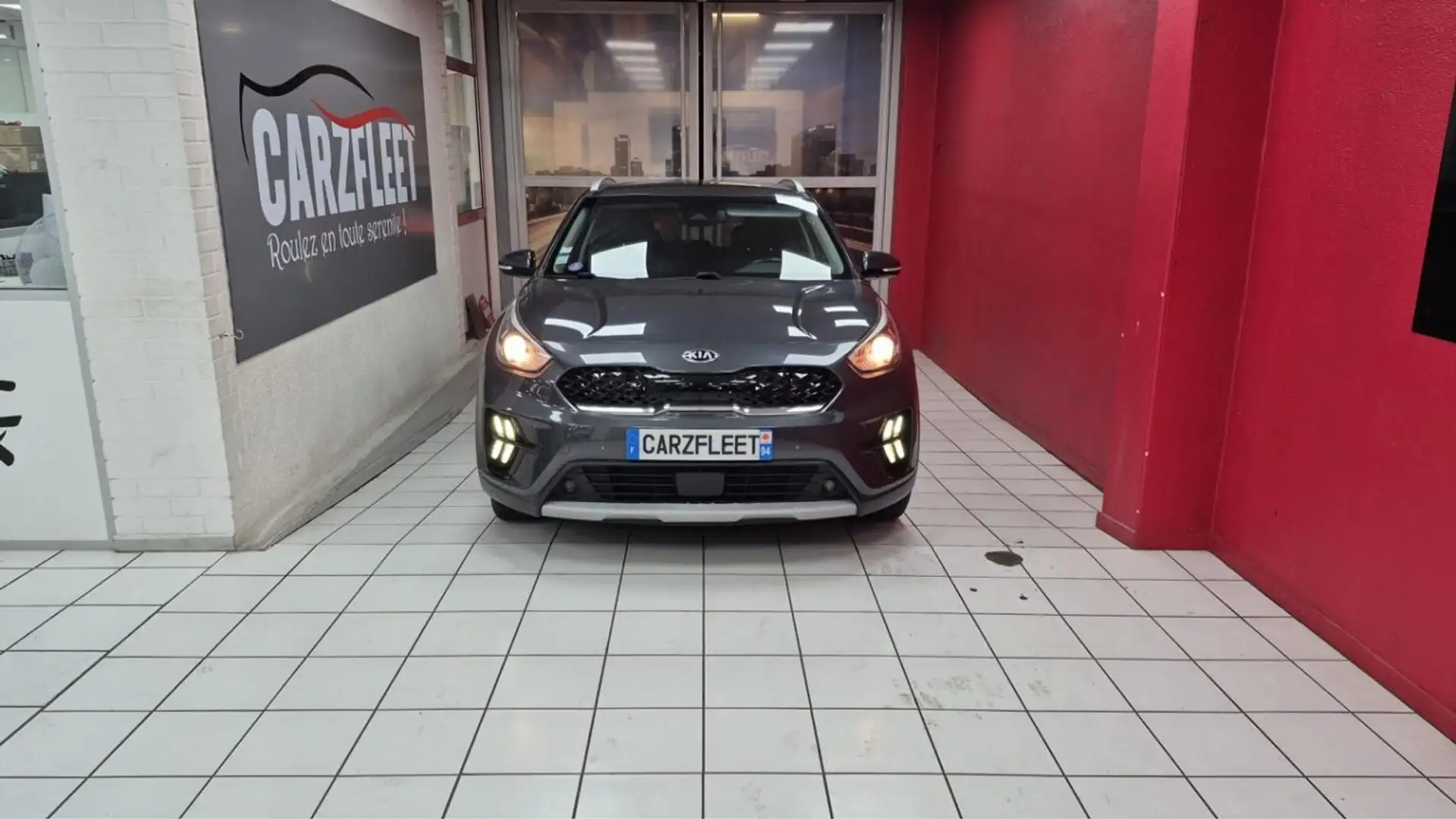 Kia Niro SUV HYBRIDE 141cv ACTIVE BUSINESS PHASE 2/1 ERE MAIN/TVA RECUP Grijs - 2