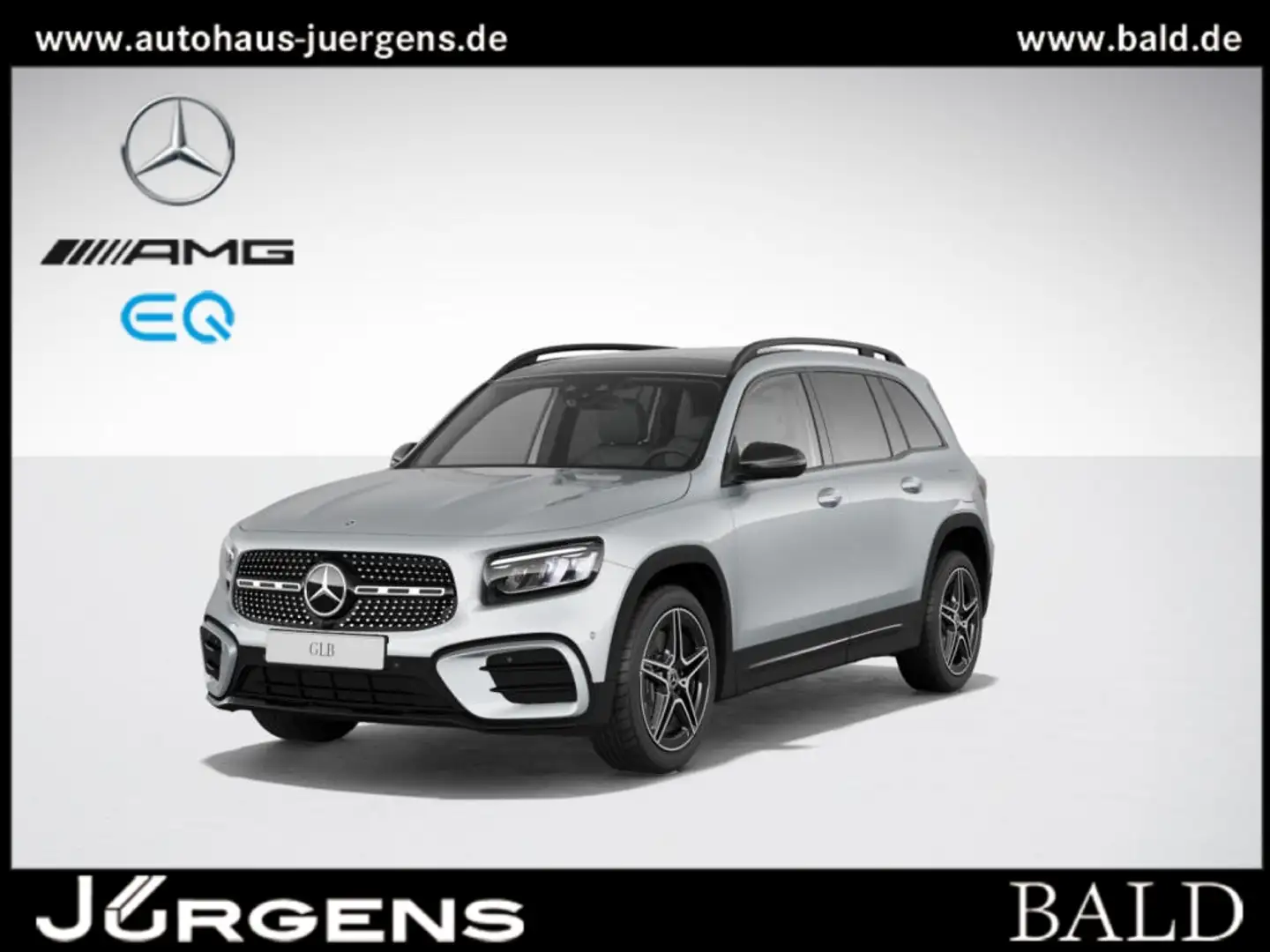 Mercedes-Benz GLB 220 4M AMG-Sport/Pano/AHK/Distr/Night/Cam/19 Silber - 1
