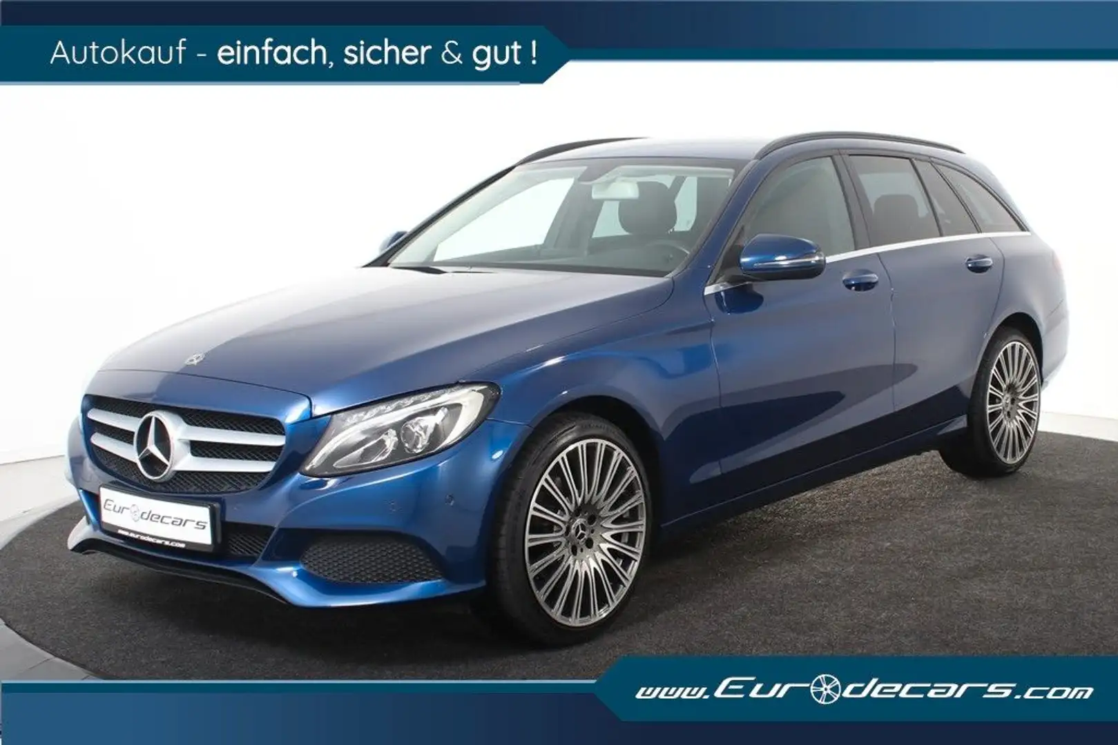 Mercedes-Benz C 180 d T Avantgarde *Navi*EHK*AHK*Park ass.* Bleu - 1