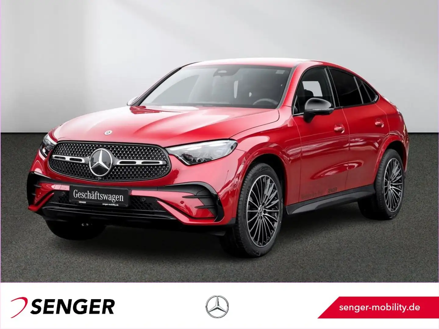 Mercedes-Benz GLC 220 d 4M Coupé AMG Digital-Light AHK 360°-K. Rot - 1