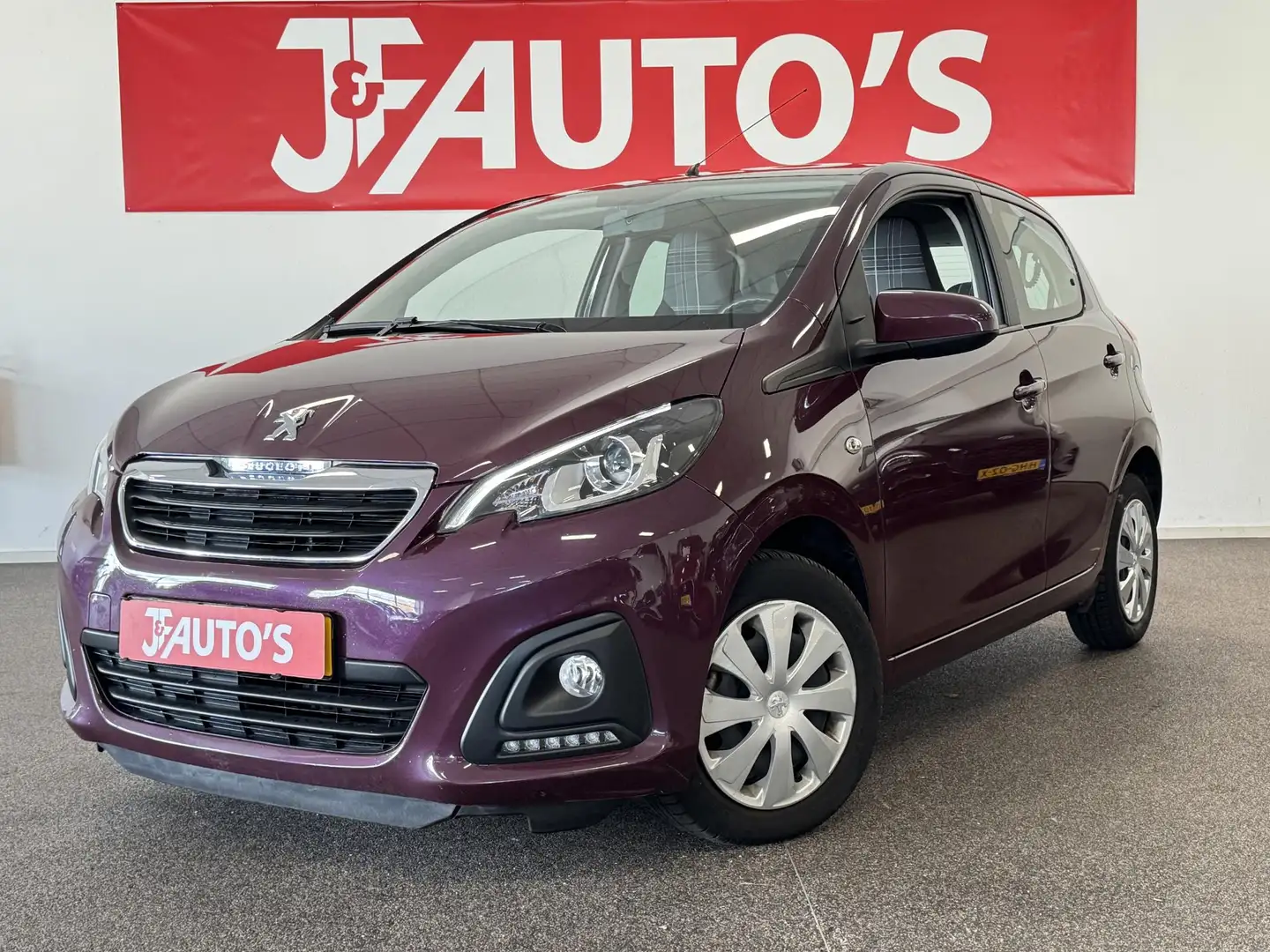 Peugeot 108 1.0 e-VTi Blue Lion ECC AIRCO, ELEC PAKKET, 5DRS, Fialová - 1