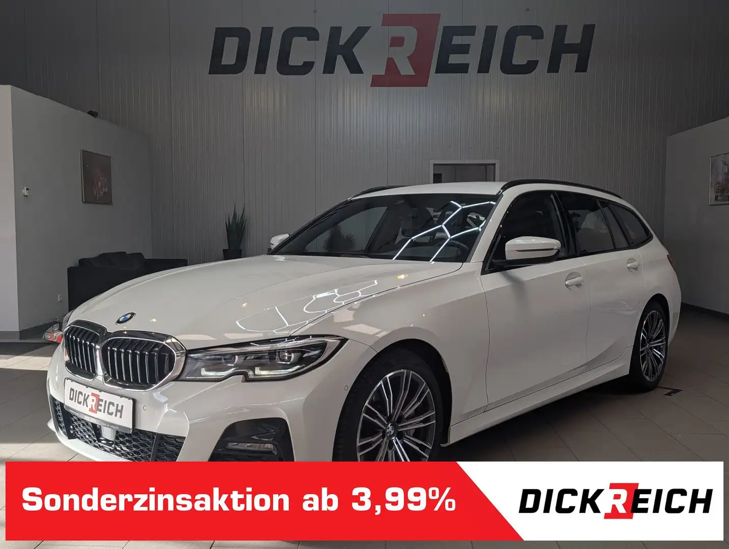 BMW 330 d xDrive M-Sport ACC LED Kamera Alcanta 18" Weiß - 1