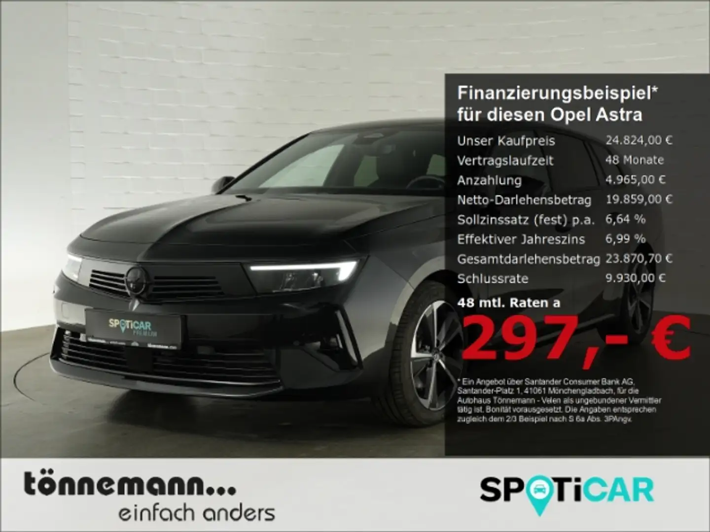 Opel Astra L ST GS AT+LED+NAVI+360 GRAD KAMERA+SITZ-/LENKRADH Zwart - 1