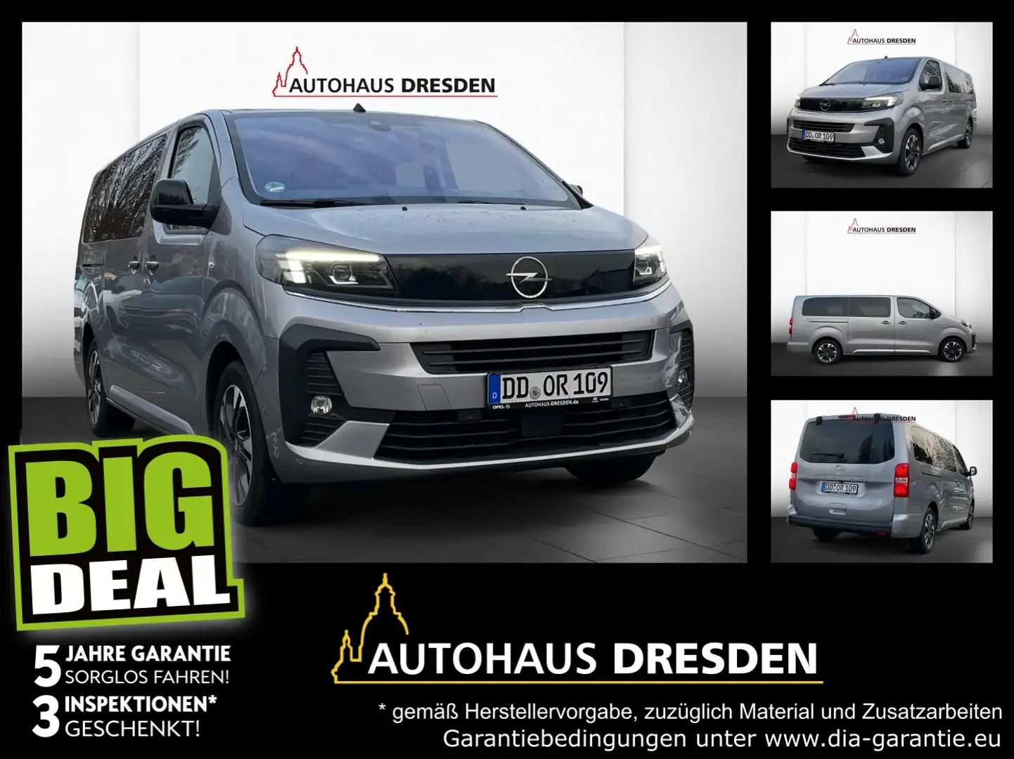 Opel Zafira Life 2.0 D (L3) Edition XL *MATRIX*NAVI*LM Grau - 1