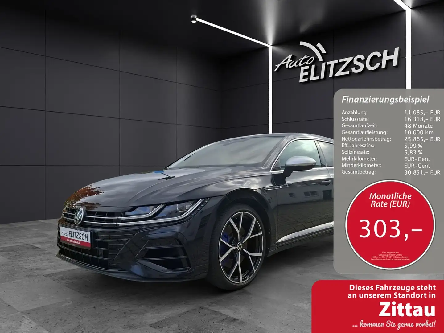 Volkswagen Arteon SB R 4M DSG LED AHK Navi AID ACC RFK SH 20" Schwarz - 1