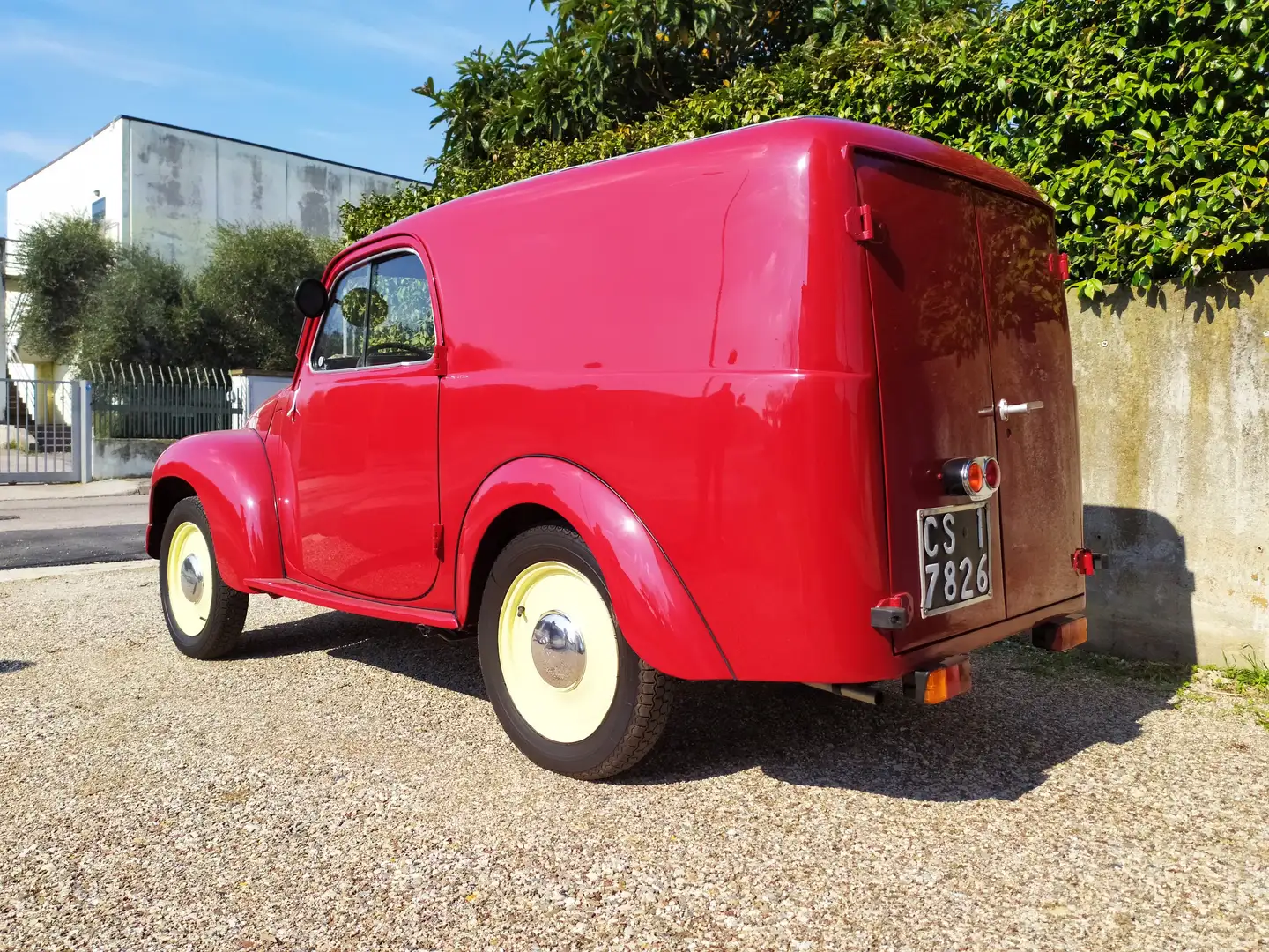 Fiat 500 Topolino  C furgone Rosso - 2