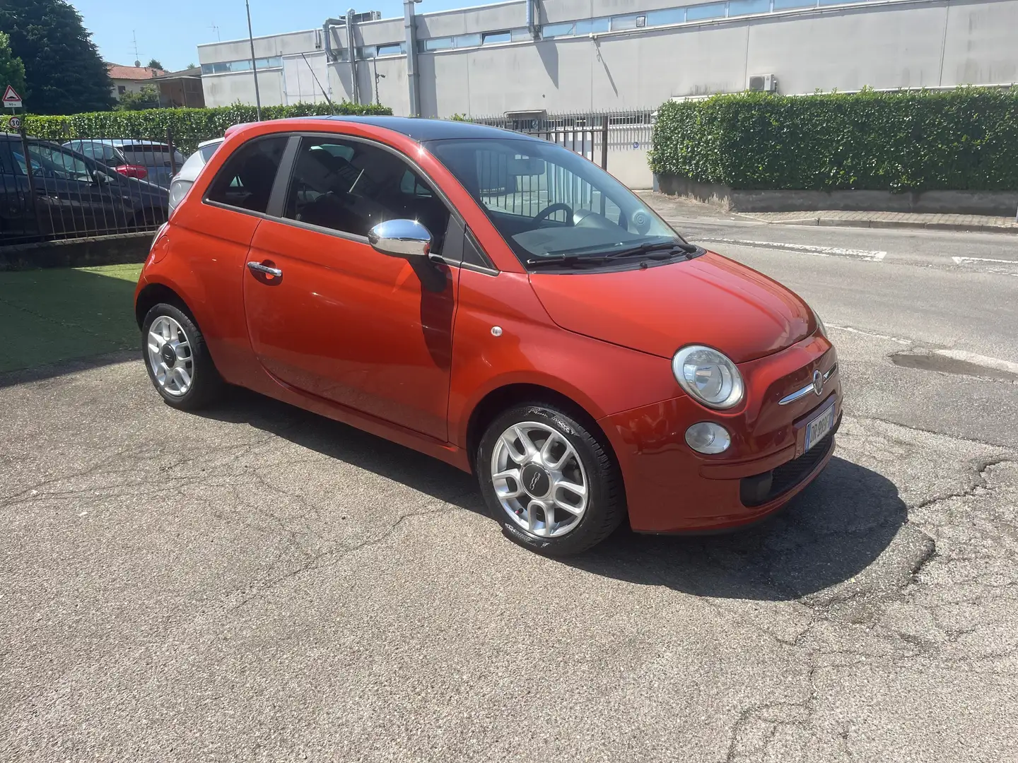 Fiat 500 1.4benzina/100CV/neopatentato/Euro4/unico propr. Arancione - 2