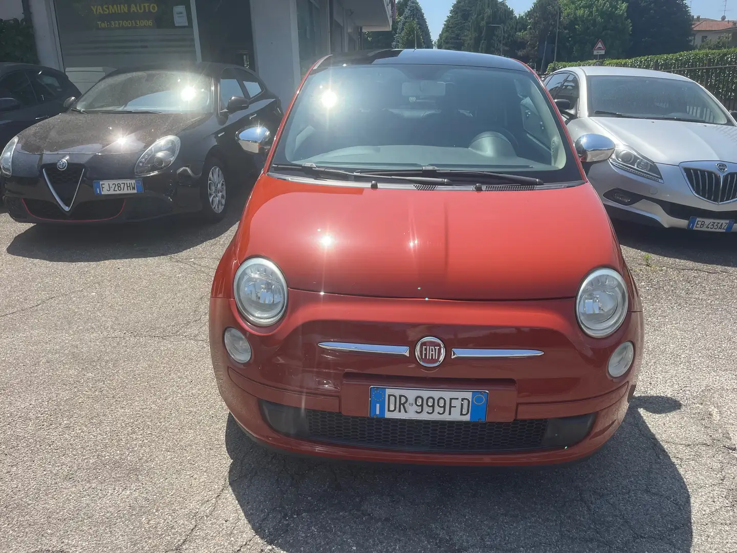 Fiat 500 1.4benzina/100CV/neopatentato/Euro4/unico propr. Arancione - 1
