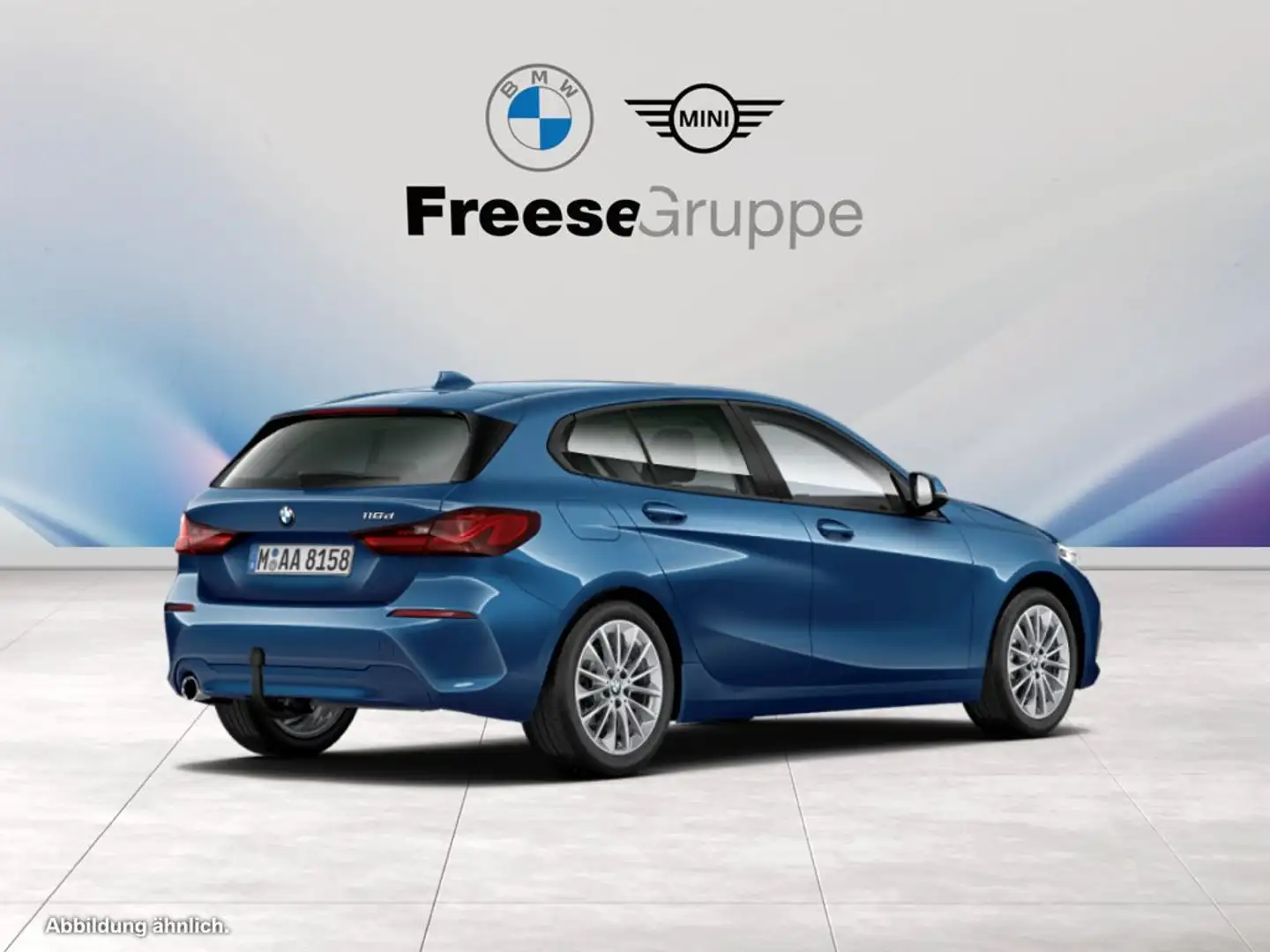 BMW 116 d AHK LENKRADHZ LORDOSE LED SHZ TEMPOMAT DAB Blau - 2