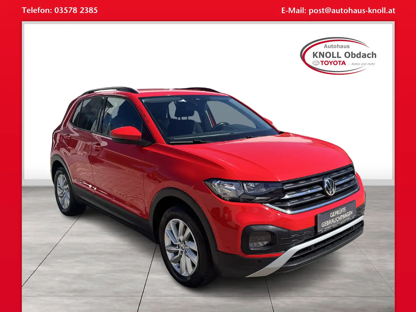 Volkswagen T-Cross 1,0 TSI Life OPF Rot - 1