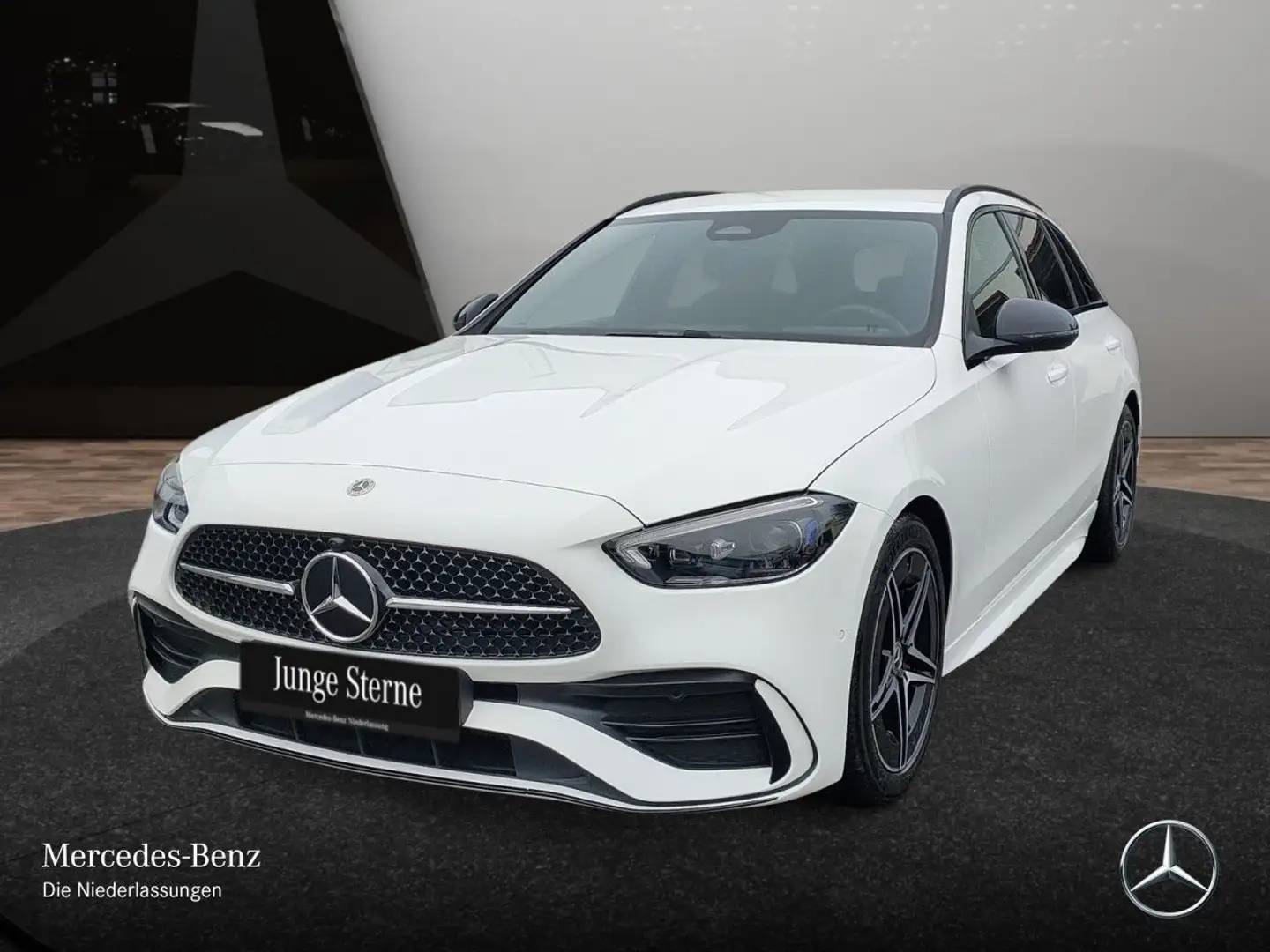 Mercedes-Benz C 200 T AMG+NIGHT+AHK+KAMERA+TOTW+KEYLESS+9G Weiß - 2