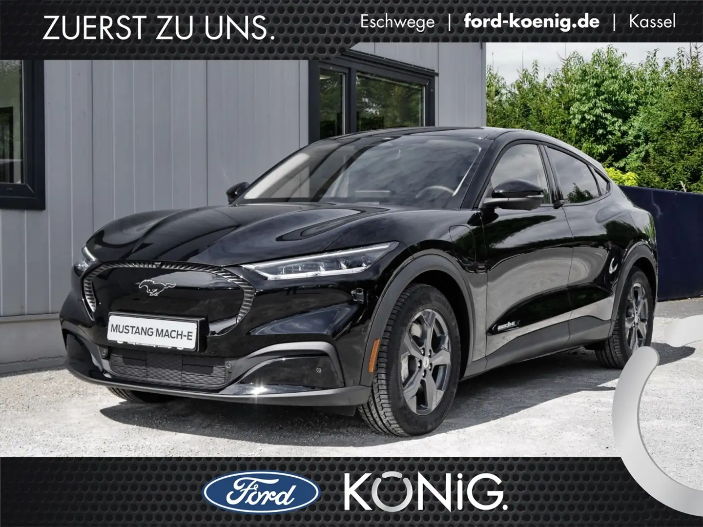 Ford Mustang Mach-E 98kWh Akku Ext.Range Techn-Paket Klima Navi Czarny - 1