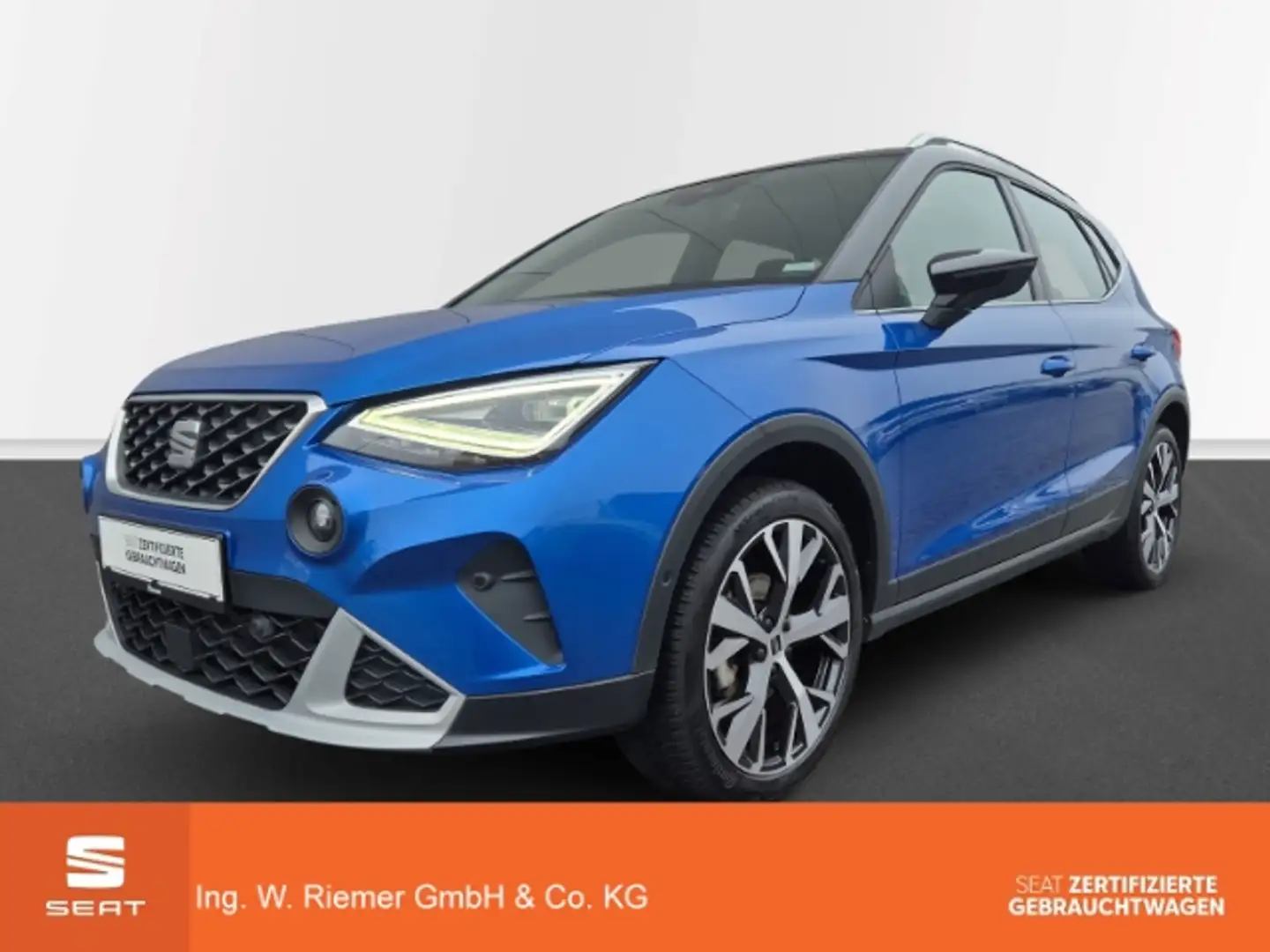 SEAT Arona Xperience 1,0 TSI DSG ACC Navi SHZ Allwetter Cam Blau - 1