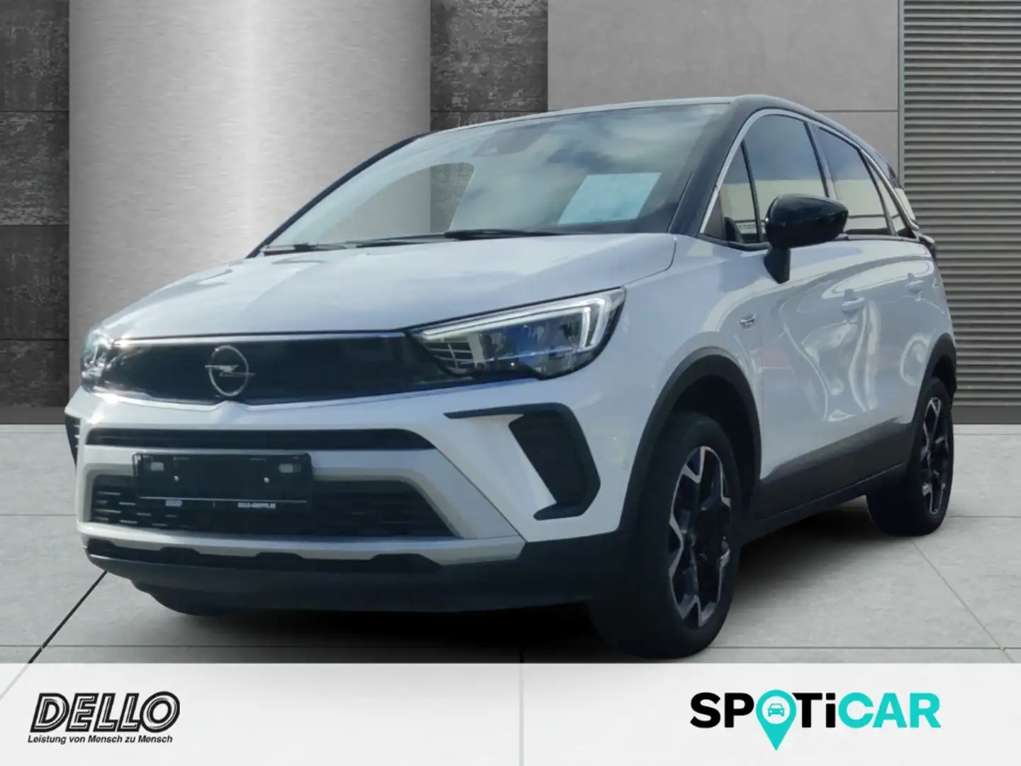 Opel Crossland 1.2T Elegance RFK+SHZ+LHZ+Solarprotect Parklenkass Blanco - 1