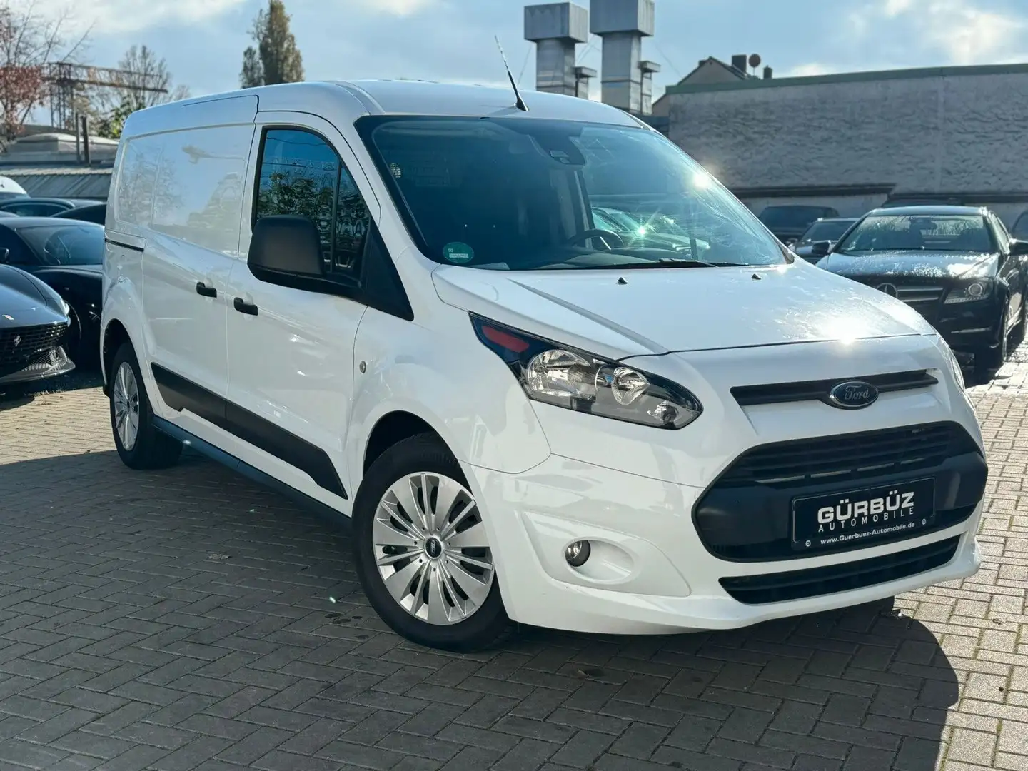 Ford Transit Connect Lang Trend*Ahk*Usb*Pdc*2xSchiebe Blanc - 1