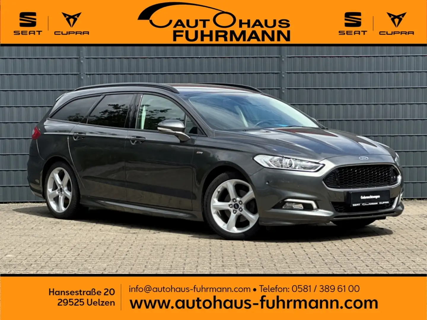 Ford Mondeo Turnier ST-Line 2.0 TDCi AT NAV/SHZ/RFK Grau - 1