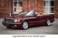 Mercedes-Benz 560 SEC Cabriolet ORIGINAL SGS Marbella BRD220kw Rot - thumbnail 1