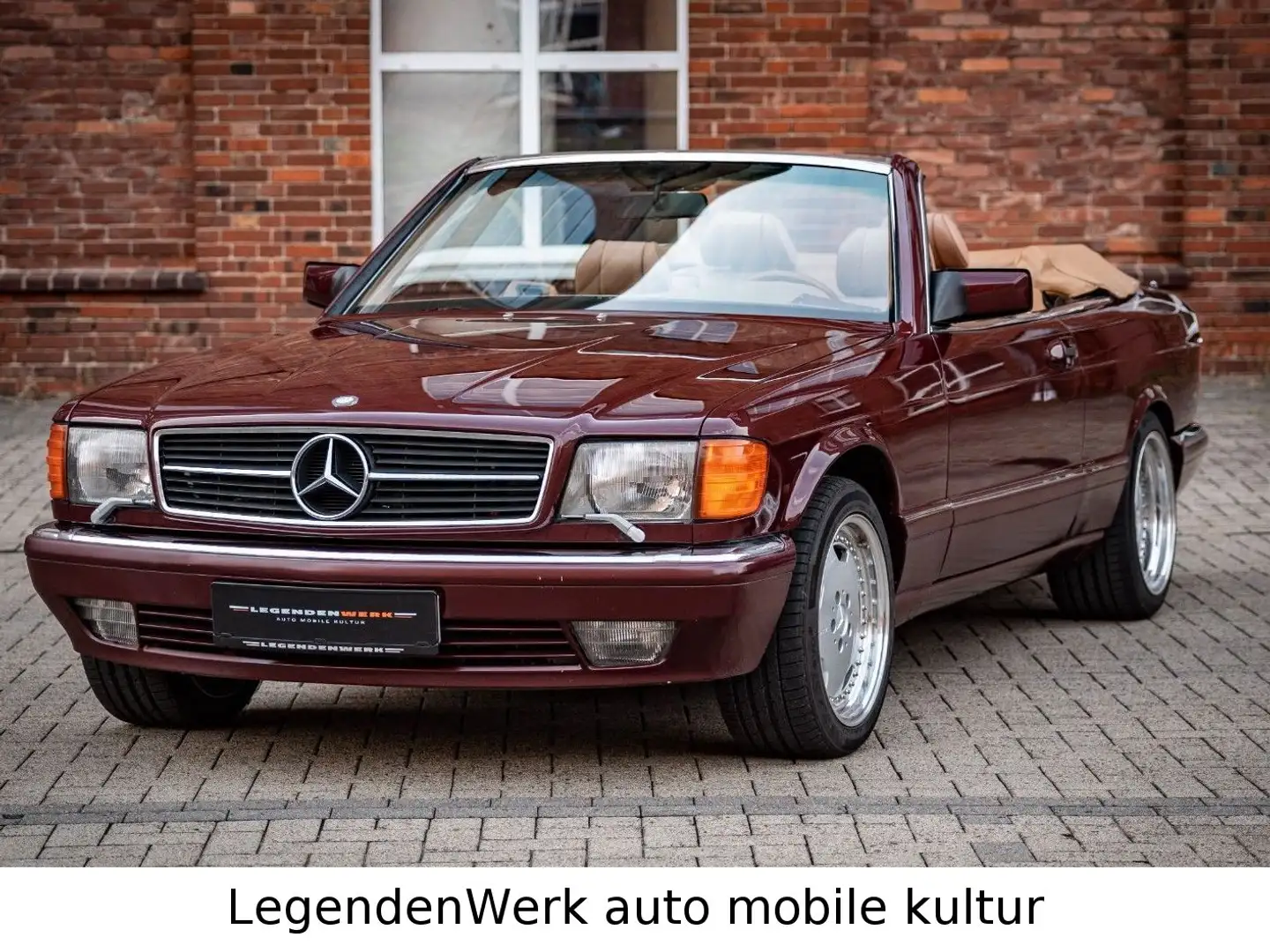 Mercedes-Benz 560 SEC Cabriolet ORIGINAL SGS Marbella BRD220kw Rot - 2