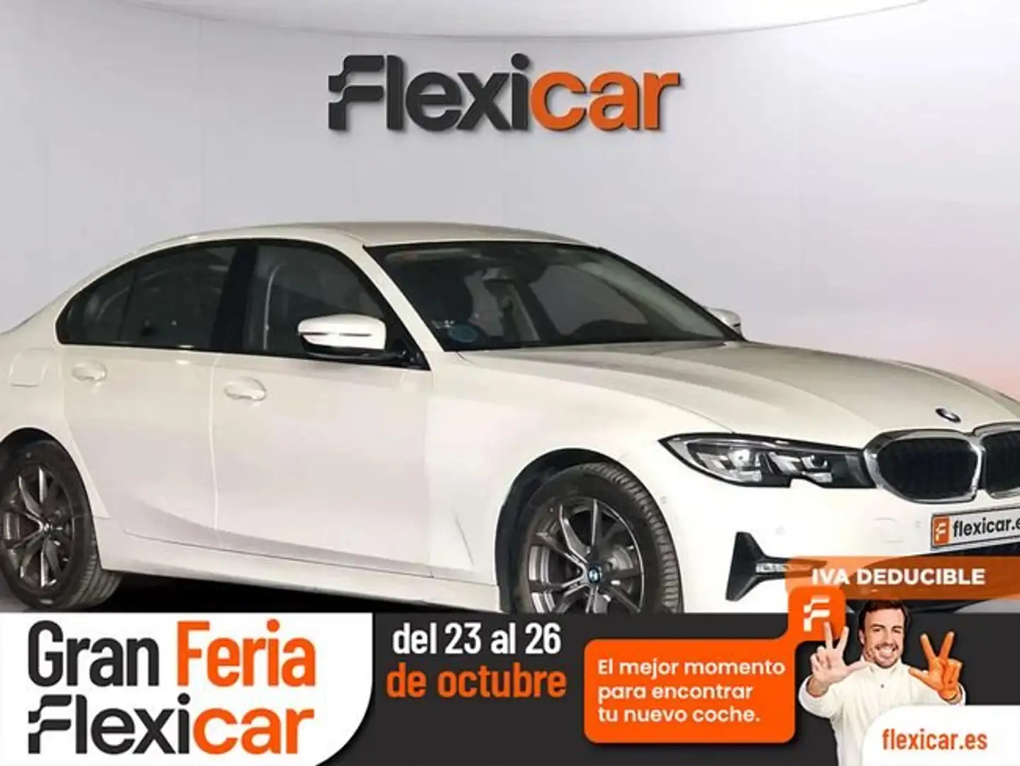 BMW 320 320d Auto. Blanc - 1