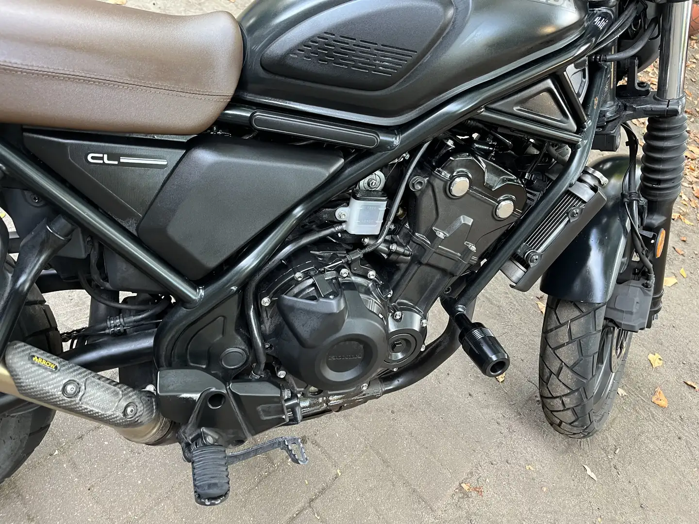 Honda CL 500 mit Tasche , Windschild, Handprotektoren - 2