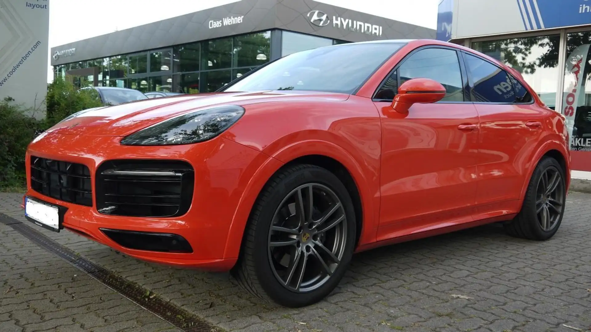 Porsche Cayenne Coupe Leder, Navi, Head UP, SportDesign Portocaliu - 2