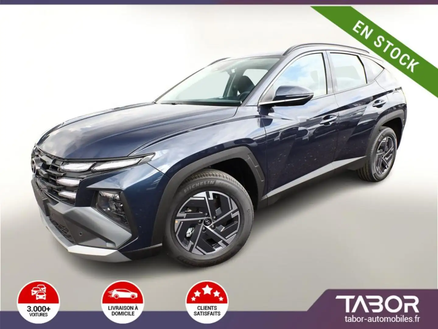 Hyundai TUCSON 1.6 CRDi 136 MHEV Select LED Bleu - 1