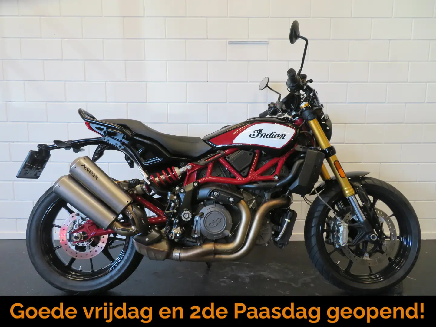 Indian FTR 1200 S RACE AKRA NIEUWSTAAT Rojo - 1