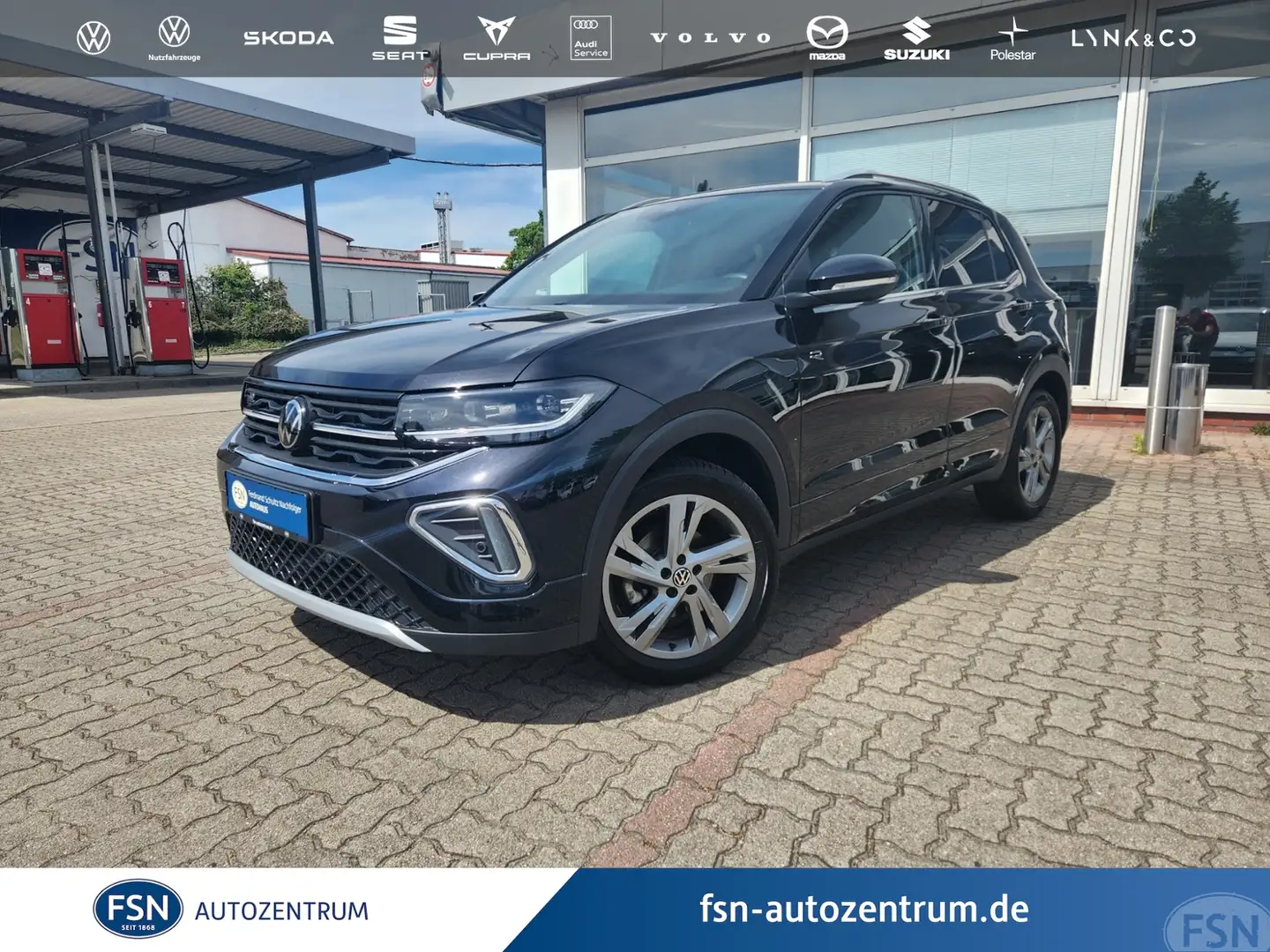 Volkswagen T-Cross 1.5 TSI R-Line LED Navi RFK AHK SHZ Schwarz - 1