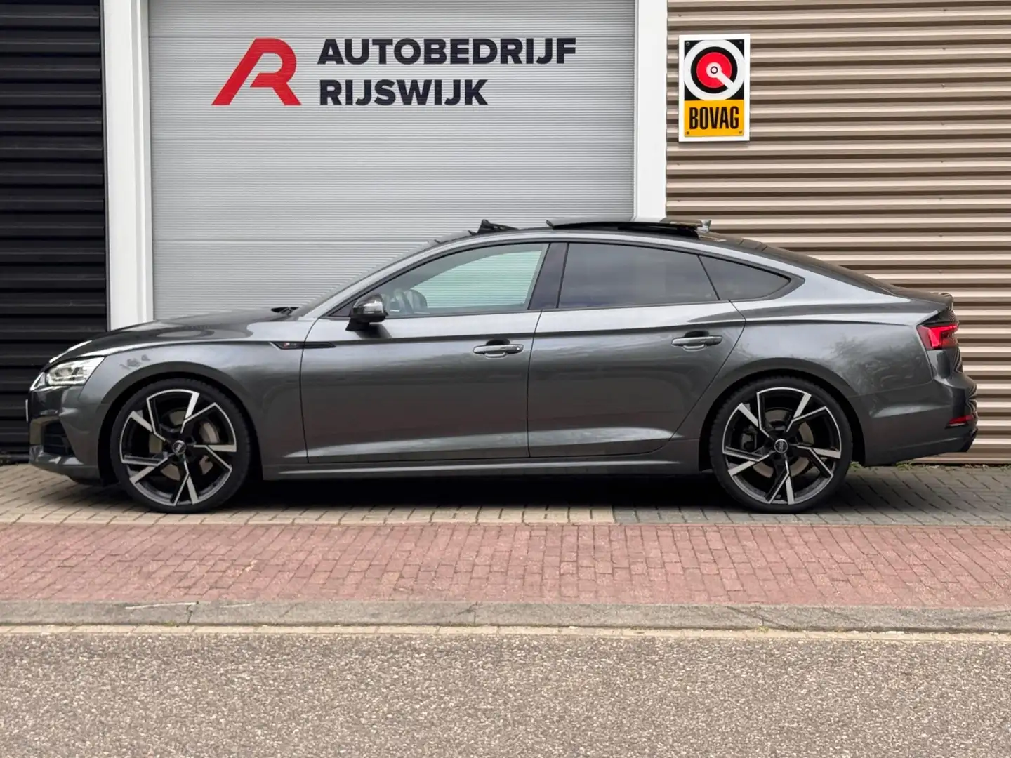 Audi A5 Sportback 45 TFSI quattro 3x S-Line Pano/Keyless/V Gris - 2