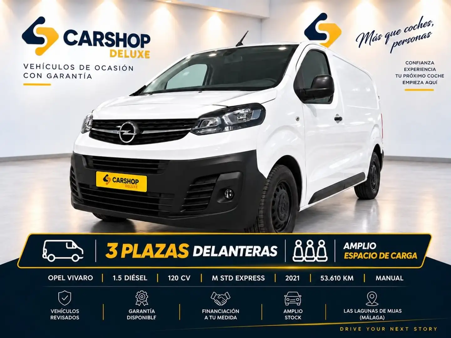 Opel Vivaro 1.5 Diésel 88kW (120CV) M Std Express Blanco - 1
